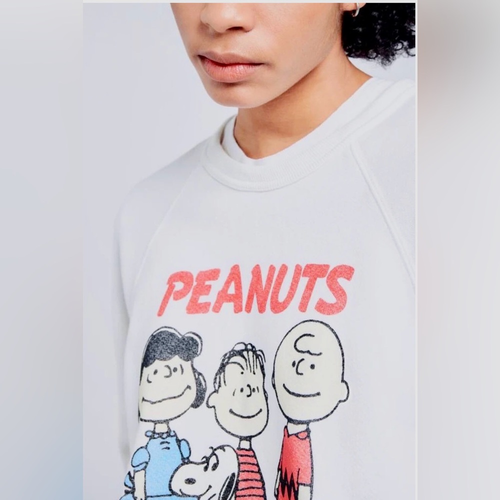 Re/ Done  Peanuts White Sweater - Picture 3 of 6